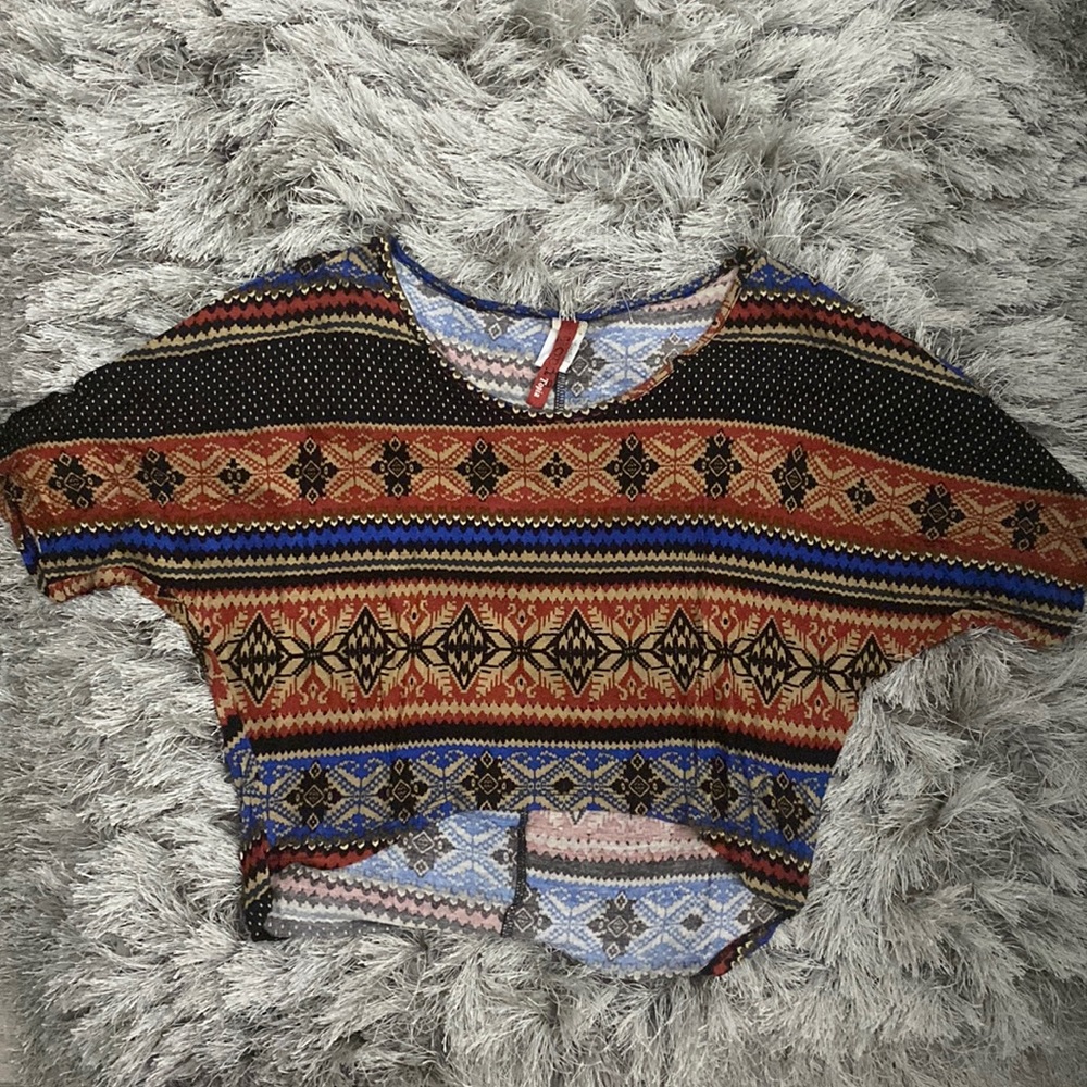 Crop Top Patterned